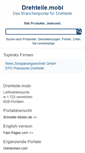 Mobile Screenshot of drehteile.mobi